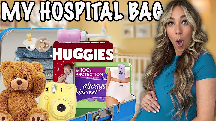 PACK with ME to GO TO the HOSPITAL and GIVE BIRTH!!!