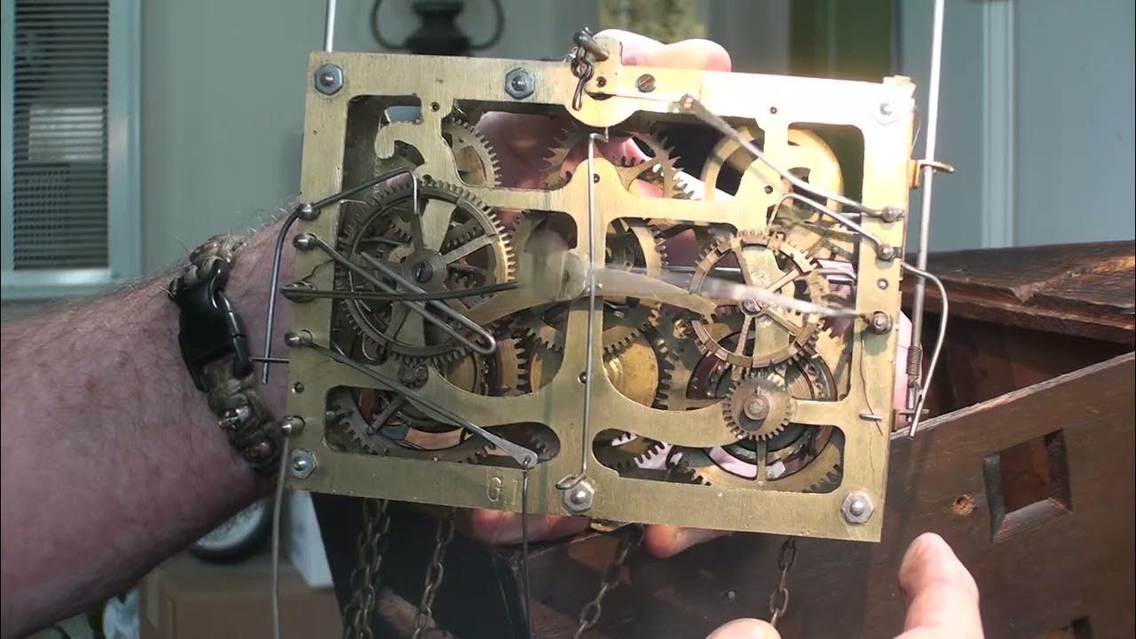 GK 1900 Rail Road Quail Quail Clock Stopped Cuckooing YouTube