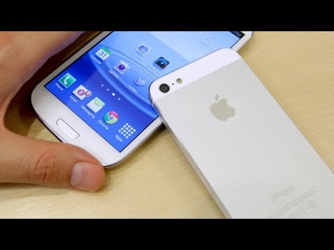 Apple iPhone 5 vs Samsung Galaxy S3 - Speedtest