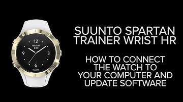 Suunto Spartan Trainer Wrist HR - How to connect the watch to your computer and update software