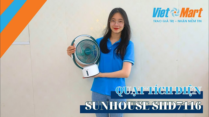 Hướng dẫn sử dụng quạt tích điện sunhouse