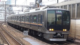 【4K】JR神戸線　普通列車321系電車　三ノ宮駅到着
