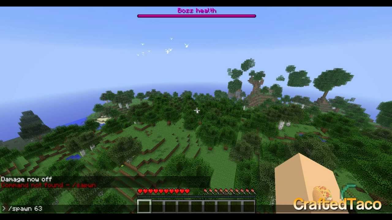 Minecraft 1.1 - Spawning 70,001 Ender Dragon - YouTube