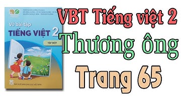 Vở bài tập tiếng việt lớp 2| kết nối tri thức với cuộc sống tập 1 trang 65,66,67| bài 30 thương ông