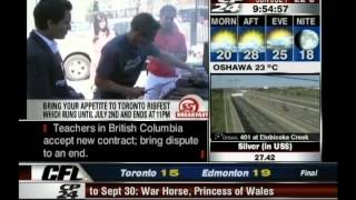 Toronto Ribfest on CP24 Breakfast July 1