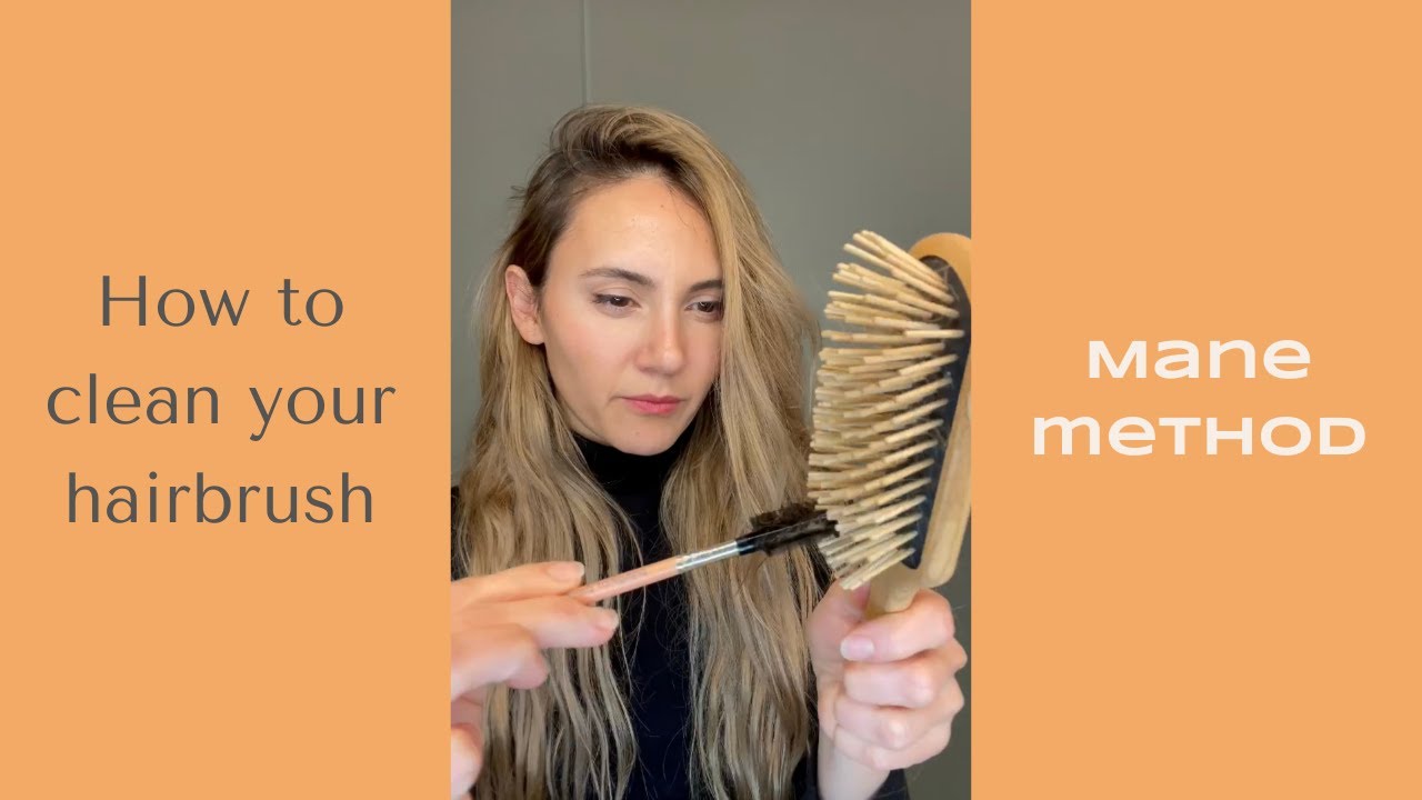 How to properly clean your hairbrush. YouTube