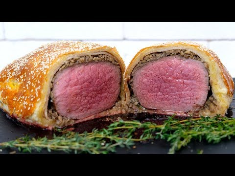 Праздничное блюдо ☆  Говядина Веллингтон с грибами в слоеном тесте ☆ Beef Wellington