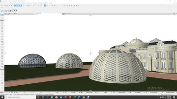 HOW TO CREATE CUSTOM DOME IN ARCHICAD #2