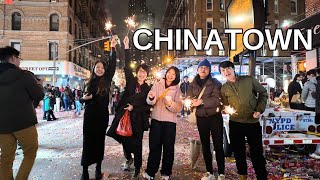 NEW YORK CITY Walking Tour [4K] - CHINATOWN - CHINESE NEW YEAR