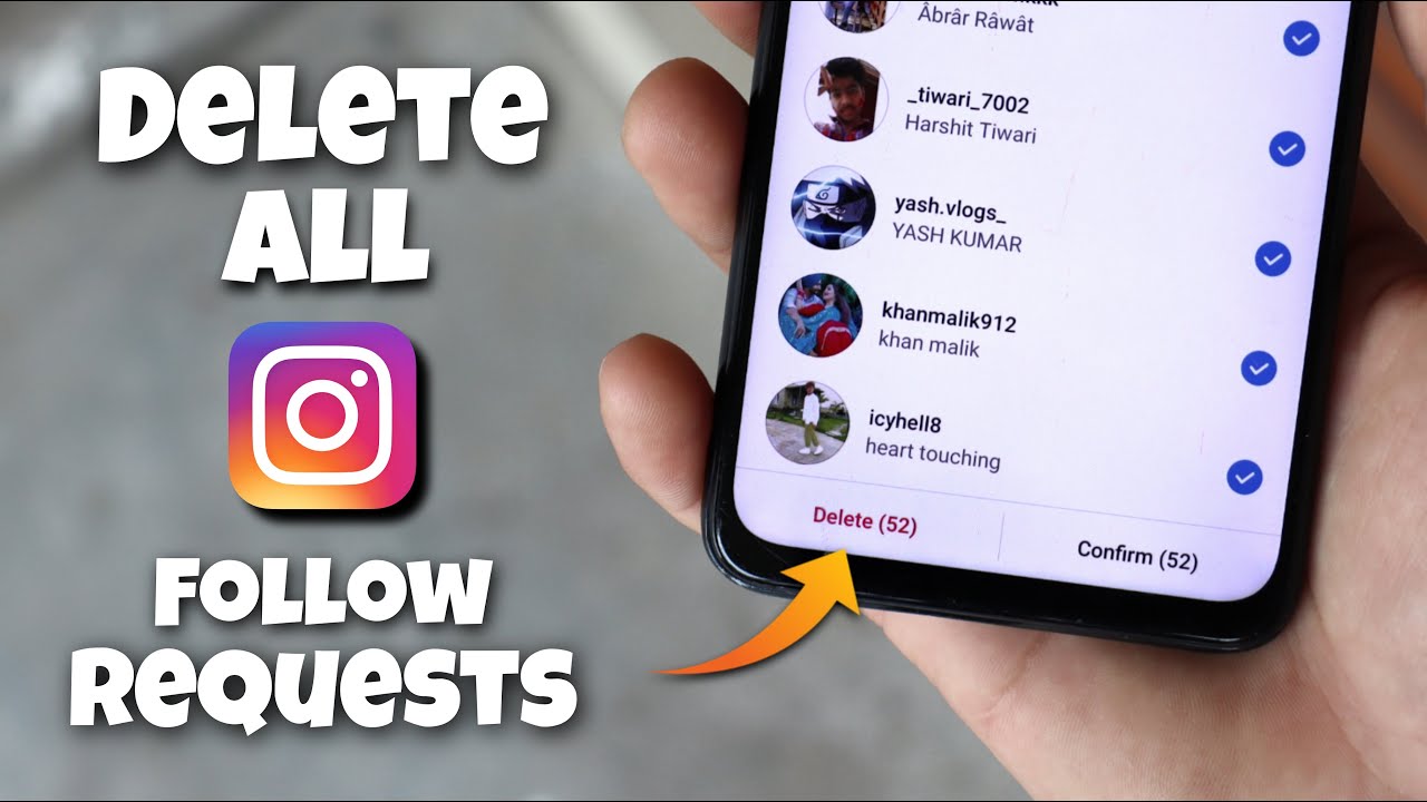 how-to-delete-all-follow-request-on-instagram-at-once-youtube