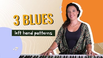 3 left hand blues patterns.