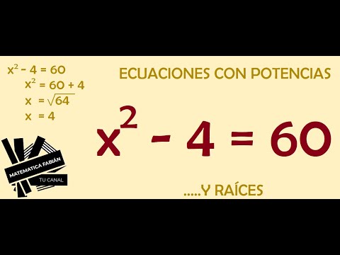 Video: Cómo Resolver Ecuaciones De Potencia