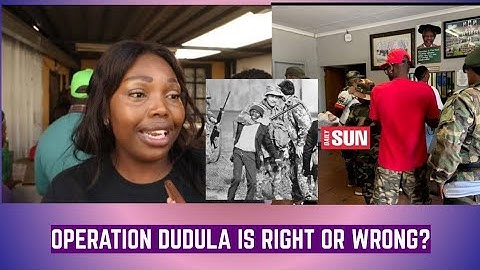 OPERATION DUDULA: PATRIOTISM OR XHENOPHOBIA/ANTI-BLACKNESS?