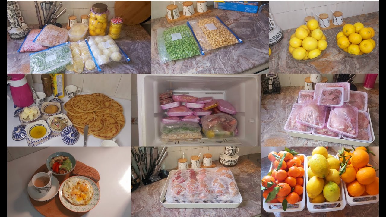 تحضيرات رمضان 2025🌙تقدية متنوعة ديال الشهر طريقتي فتنضيم المجمد👌 روتين تحفيزي ليوم كااامل🌱