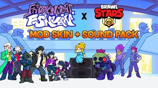 Friday Night Funkin Mod Showcase Brawl Stars Mod Skin + Sound Pack All Week