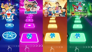 Doremon Hindi vs Shinchan Hindi vs Ninja Hattori Hindi vs Oggy Hindi - Tiles Hop EDM Rush