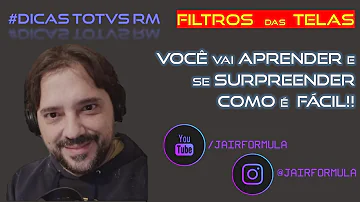 Como criar um filtro no RM?
