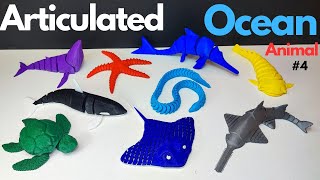 Articulated Ocean Animals_S4 | 3D Printed Animal Toys