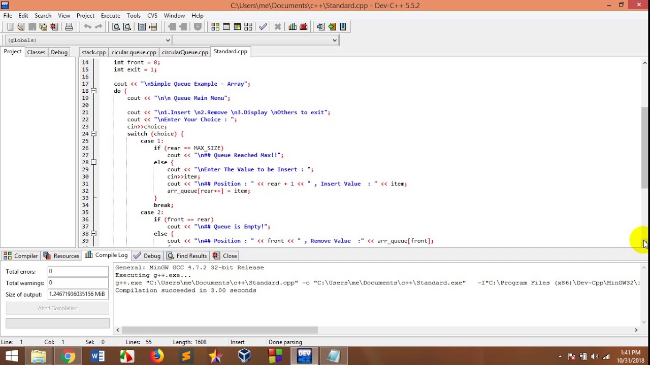 what is standard implimentation in data structure - YouTube