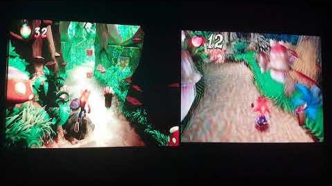 Crash Bandicoot 2 PS1 vs PS4 Intro