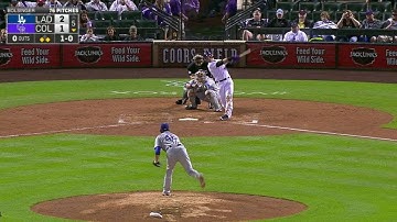 LAD@COL: Tulo drills a three-run shot for the lead