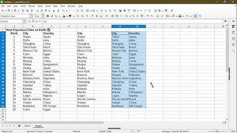 How to Get Unique Values in a Column | LibreOffice Calc