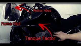 Como Retirar Abas Tanque Factor 125i ( Forma Fácil)