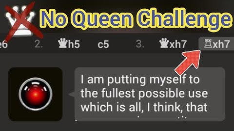 Chess.com How to Beat PAL 9000 with no Queen