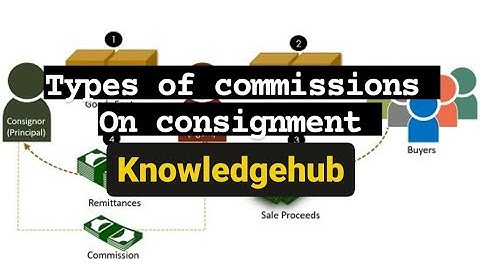Types of commissions on consignment. Del-credere commission and over-riding commission