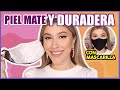 Como maquillarte con mascarilla o tapaboca! RUTINA DE BASE QUE DURA HORAS!! | Vicky Alvarez