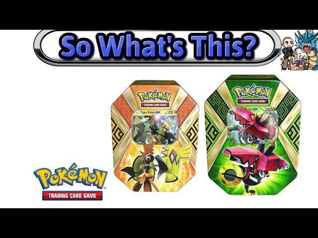 Pokemon TCG: Island Guardian Tapu Bulu & Tapu Koko Combo Tin 