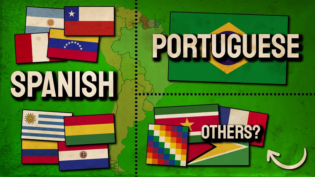What If South American Countries Were Divided By Language?