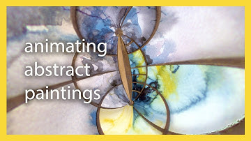 Animating Abstract Paintings DISPLACEMENT MAPS VR REFRAME