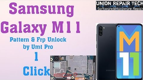 Samsung M11 SM-M115F Pattern And Frp Unlock 1 Click by Umt Qcfire Tool 2021