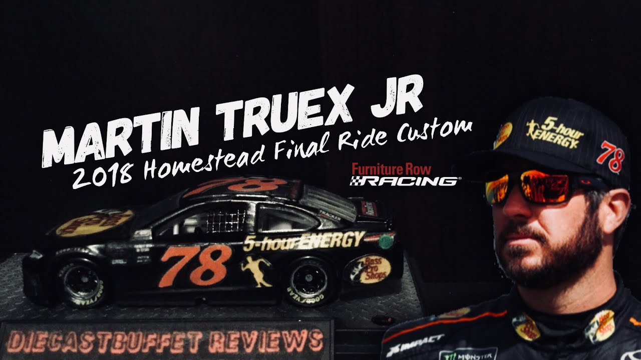 martin truex jr homestead diecast