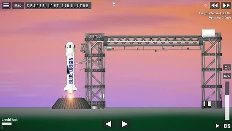 spaceflight simulator | Blue Origin blueprint.