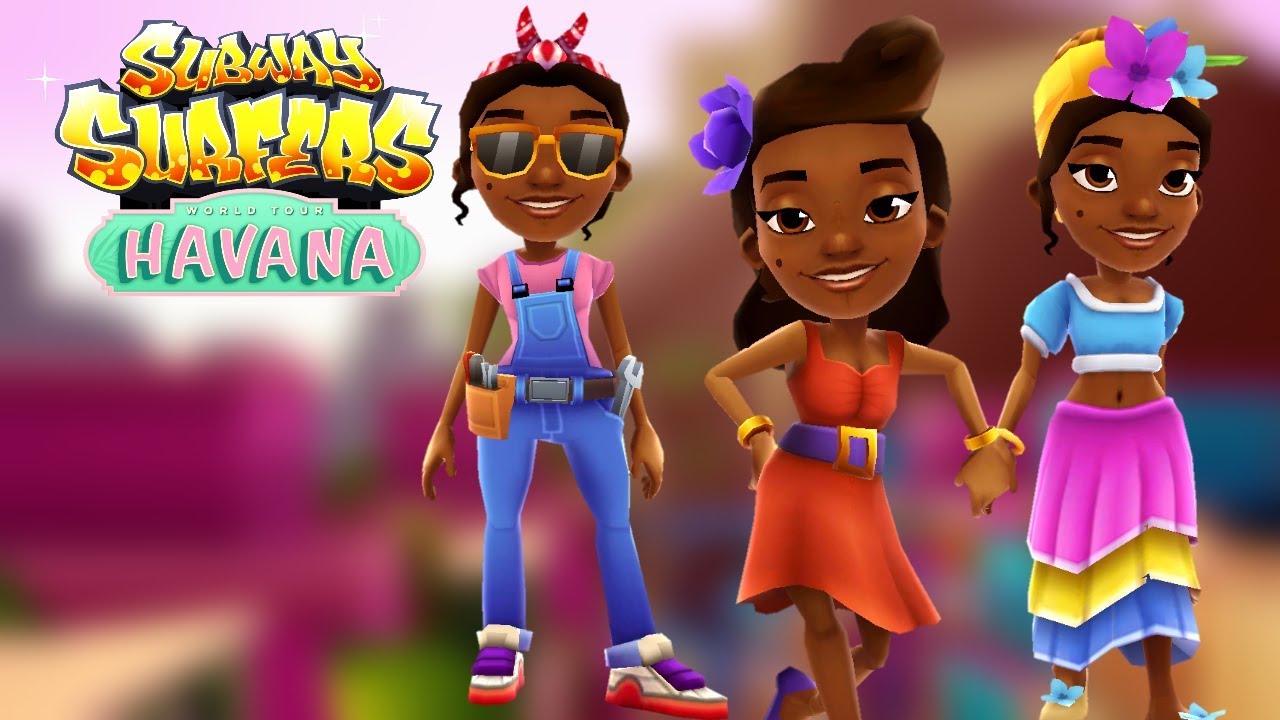 Subway Surfers World Tour - Havana Trailer  The Subway Surfers team is  going to Havana! - Surf through a Subway full of beautiful old buildings  and classic cars - Spice