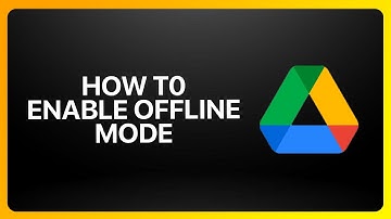 How To Enable Offline Mode In Google Drive 2025! Tutorial