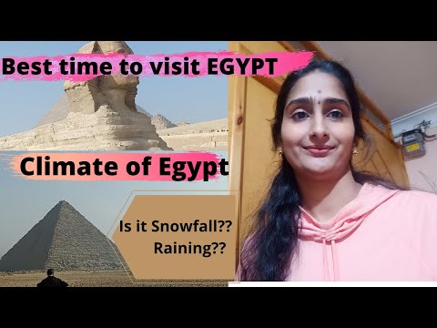 Video: What Is The Weather In Egypt In September