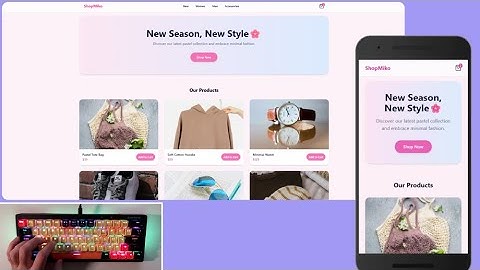 ASMR Programming - Shopping App