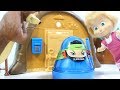 Слайм - пузырь для Маши от Медведя Мультик с игрушками Маша и Медведь