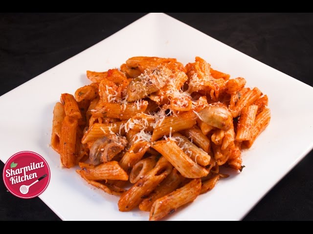 Red Sauce Pasta Recipe Mushroom Pasta In Creamy Tomato Sauce With Indian Twist Sharmilazkitchen Youtube