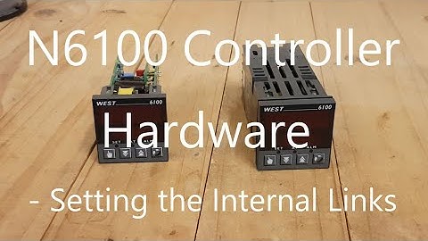 West N6100 PID Controller - Setting the Internal Links