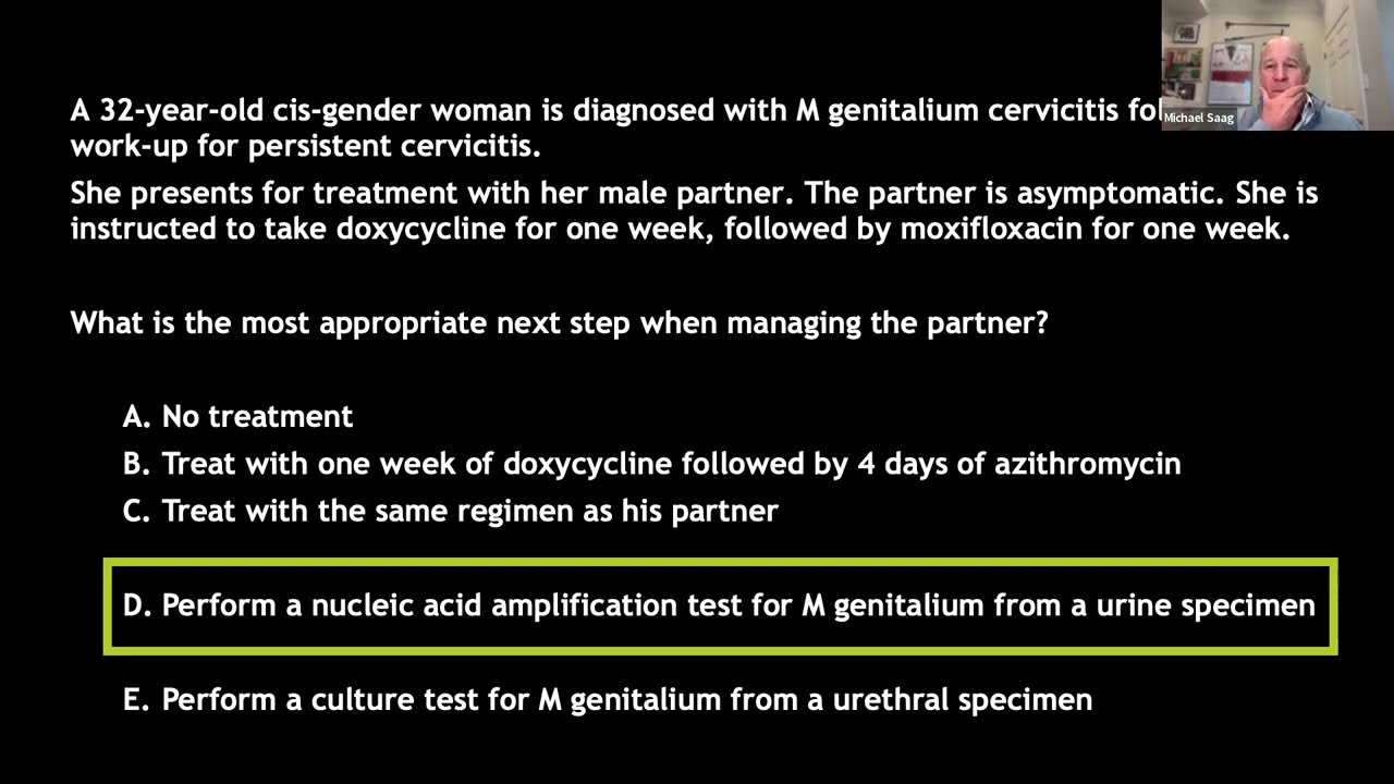 Dr. Saag discusses practice questions #IDBR #IDBR26 #infectiousdisease #IDBoardReviewCourse