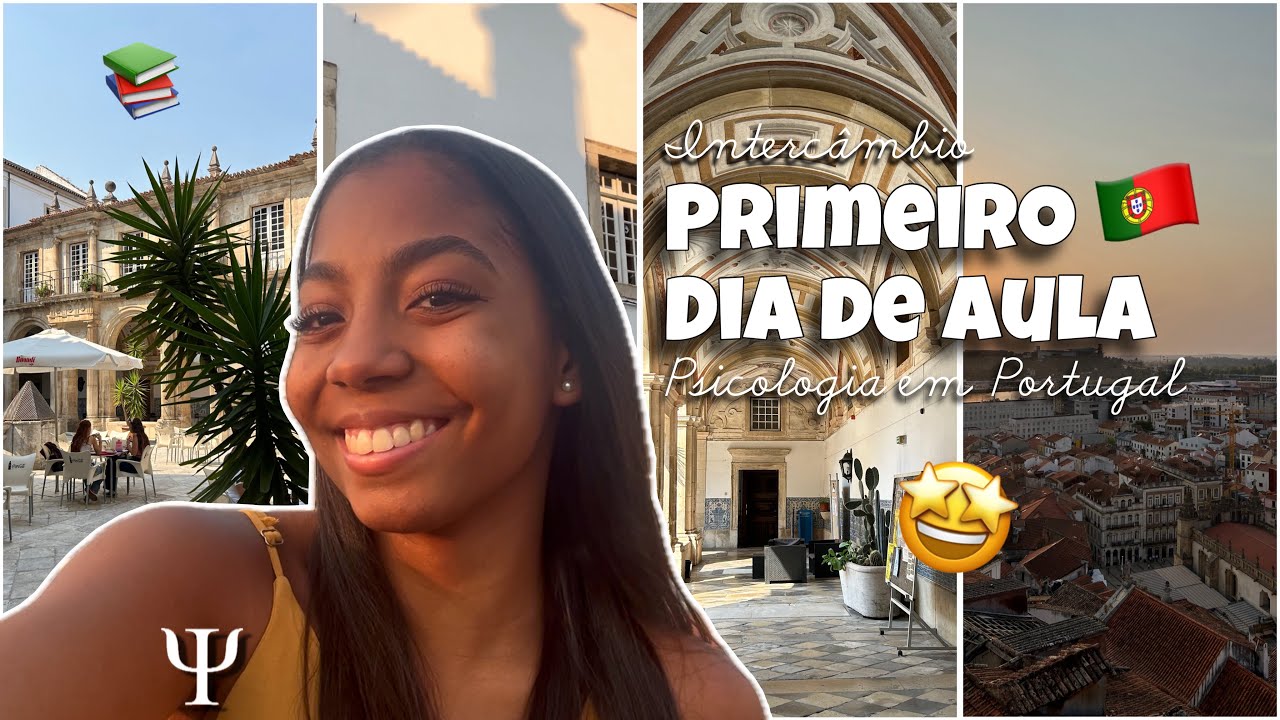 PRIMEIRO DIA DE AULA DO MEU INTERCÂMBIO EM COIMBRA 🇵🇹 | Iris Duarte