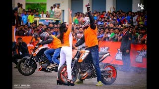 Stunt Show -KTM DUKE 200 | KTM RC 200 | HONDA DIO | Bullet | NS 200 | Apache RTR |Burnout | Wheeli