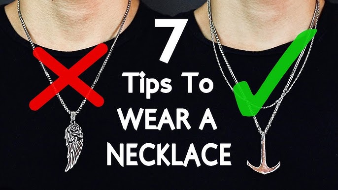 How to shorten a necklace with an earring. A neat trick.