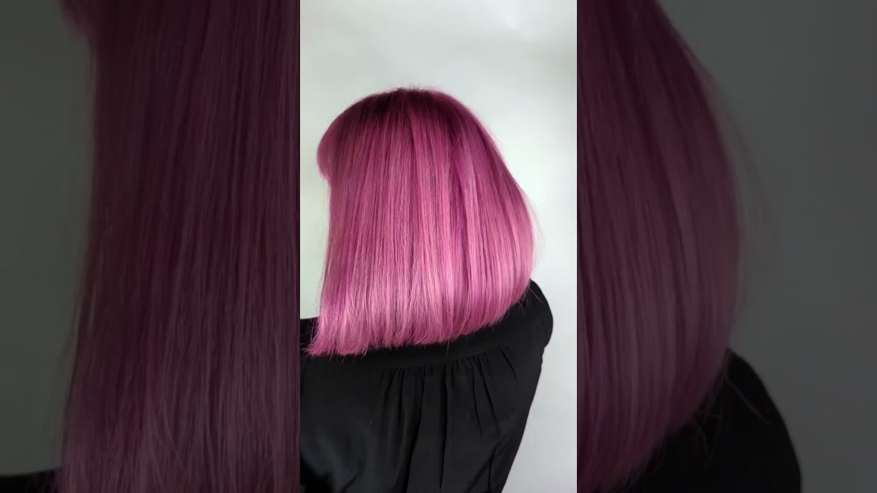 pastel pink/rose gold hair dye with no bleach #pinkhairdontcare #pastelpink  #pinkhair #pastelhair 