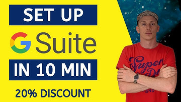 How To Setup G Suite Email 💥 20% Discount 💥 Under 10 Minutes