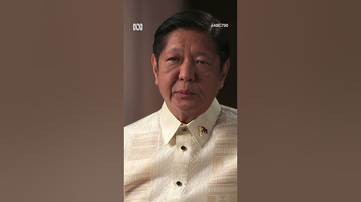 Ferdinand Marcos Jr has 'no impulses to authoritarianism' | 7.30 #Shorts